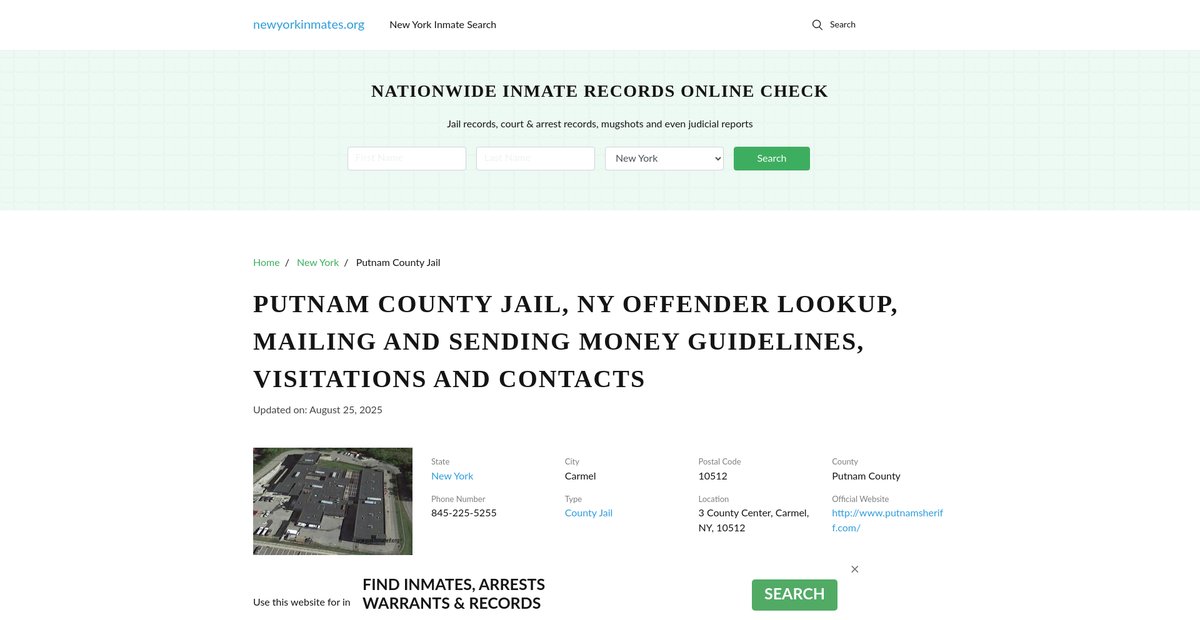 Preview of newyorkinmates.org