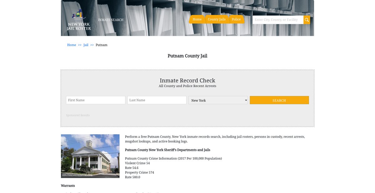 Preview of newyorkjailroster.com