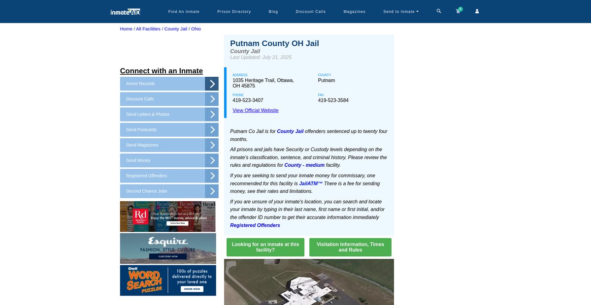 Preview of inmateaid.com