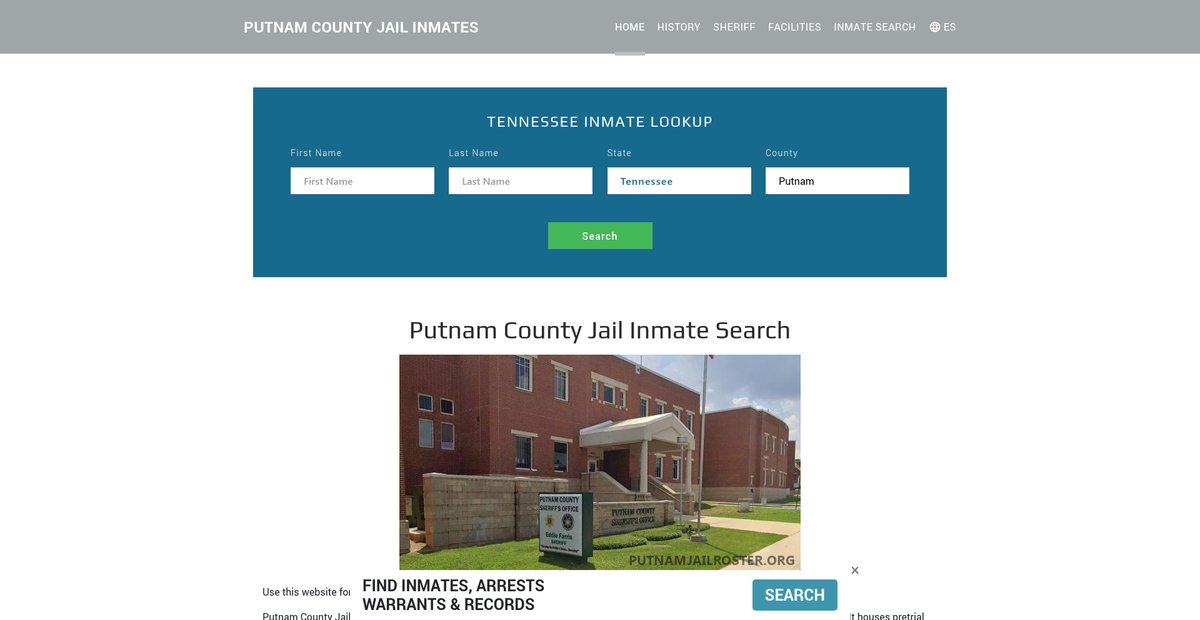 Preview of putnamjailroster.org