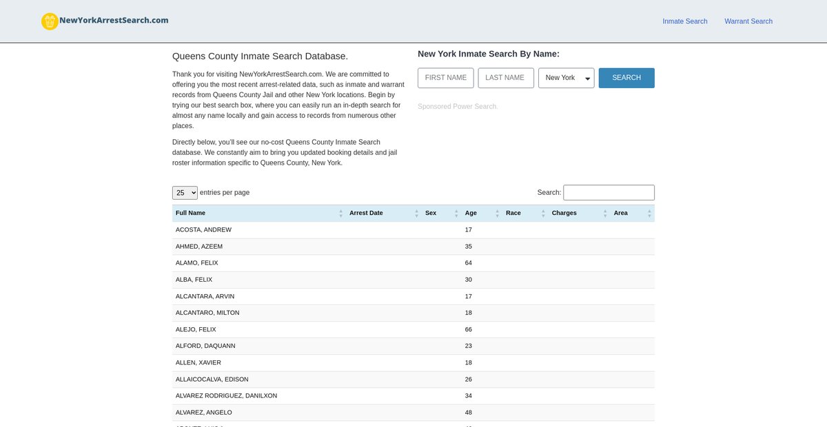 Preview of newyorkarrestsearch.com