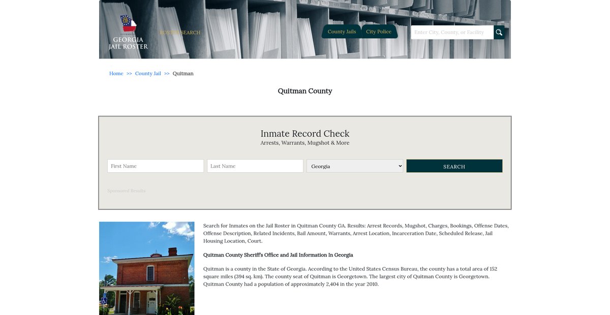 Preview of georgiajailroster.com