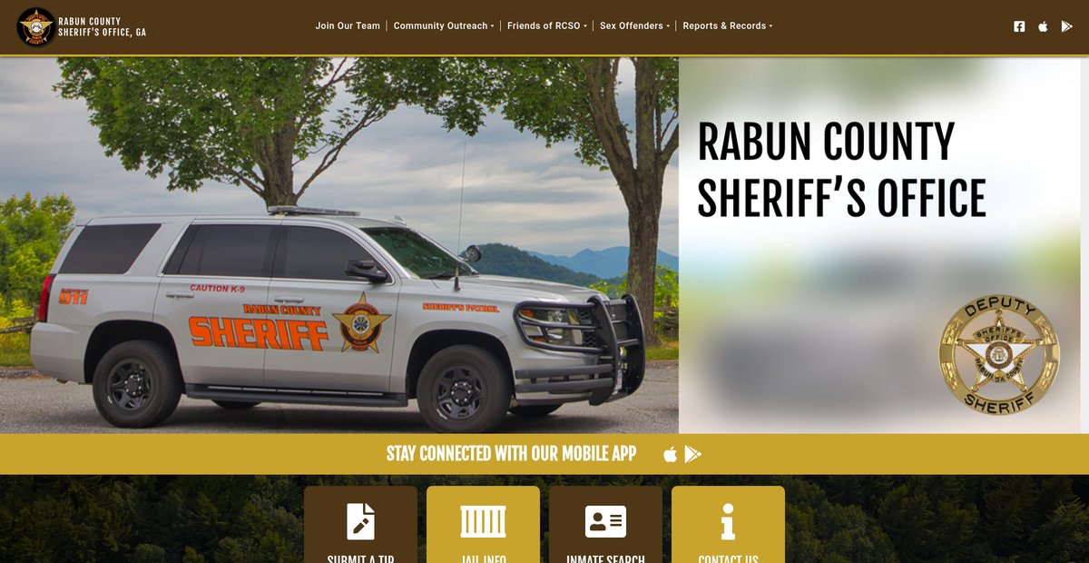 Preview of rabunsheriff.org