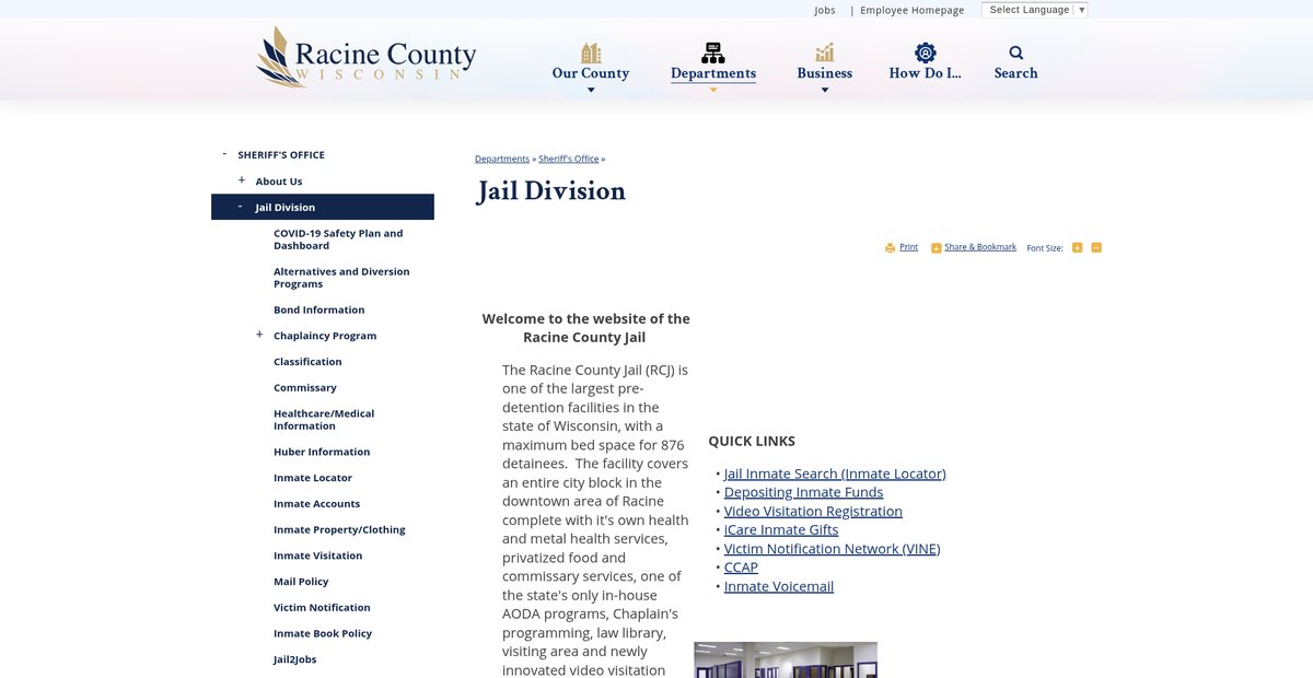 Preview of racinecounty.com