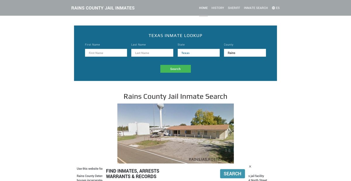 Preview of rainsjailroster.org