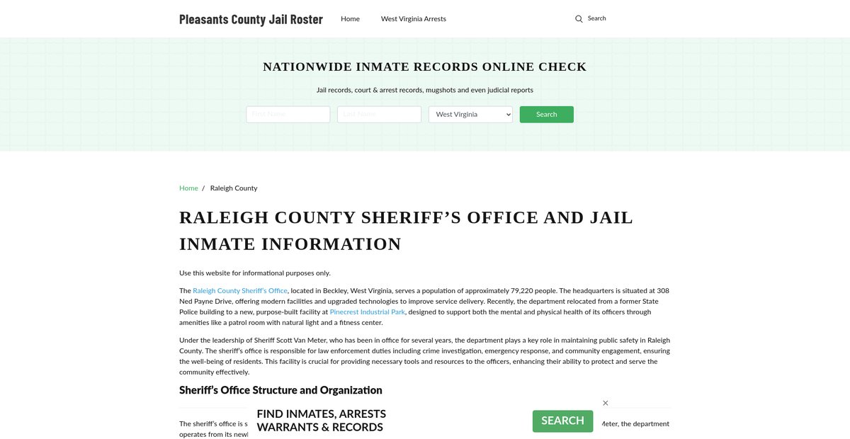 Preview of pleasantscountywv.org