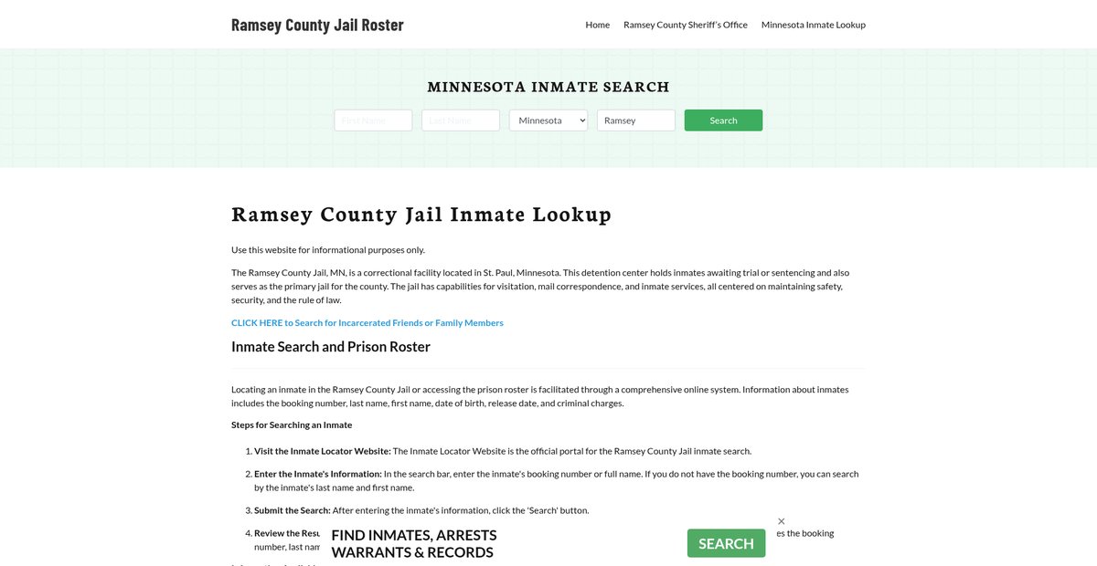 Preview of ramseycountyjail.org
