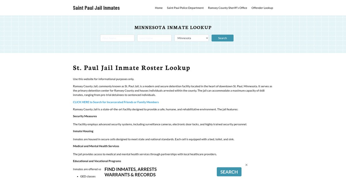 Preview of stpauljail.org
