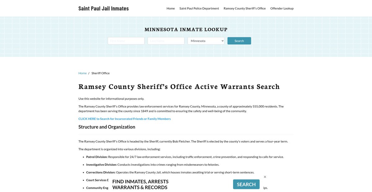 Preview of stpauljail.org