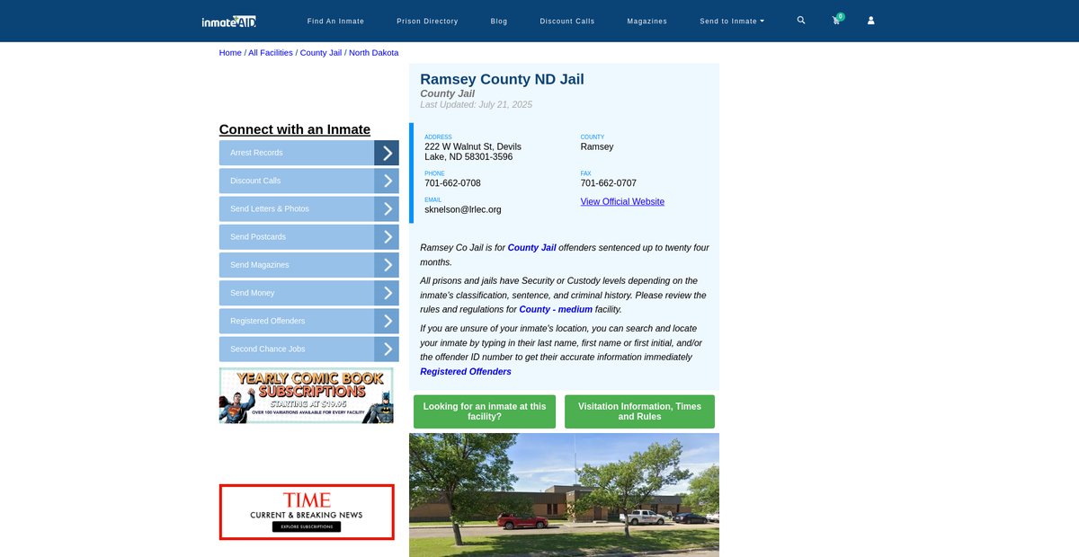 Preview of inmateaid.com