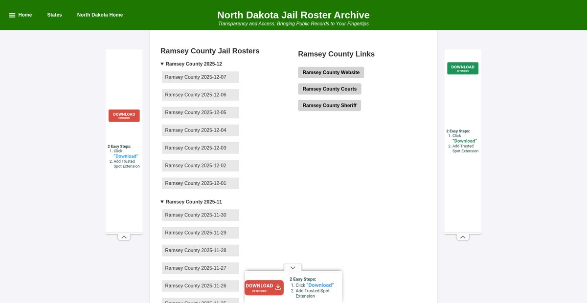 Preview of jailrosters.org