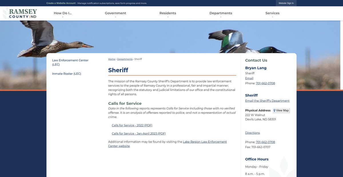 Preview of ramseycountynd.gov