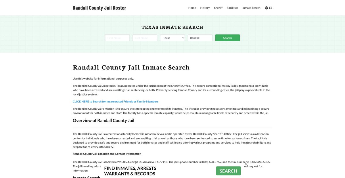 Preview of randallcountyjail.org
