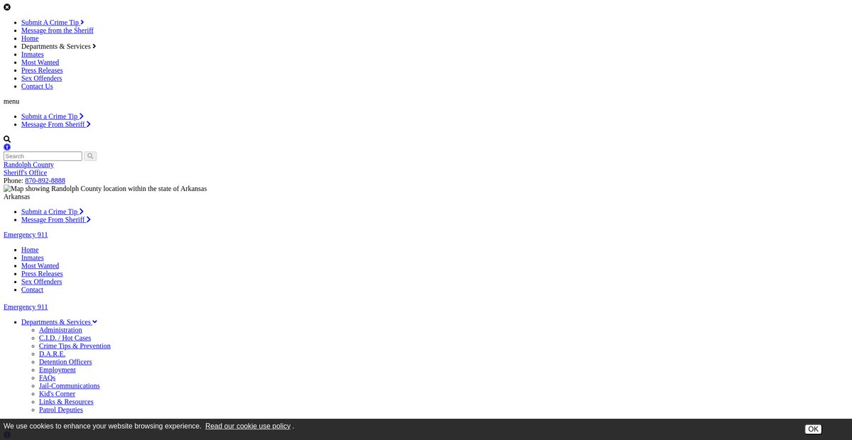 Preview of randolphcountysheriff.org