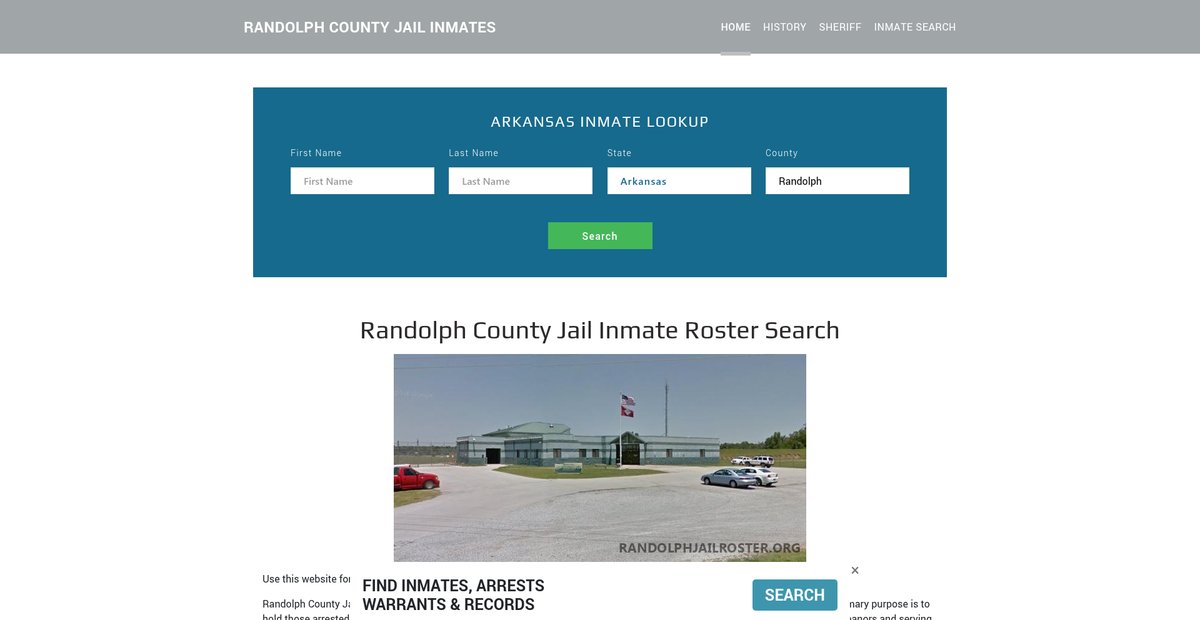 Preview of randolphjailroster.org