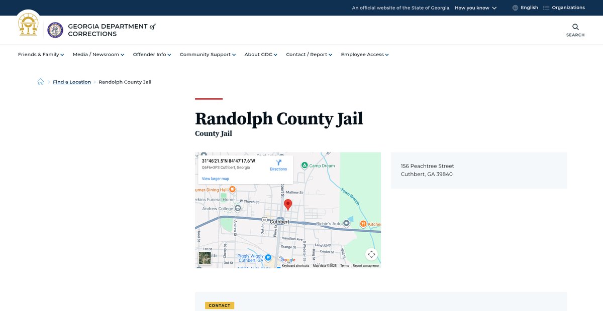 Preview of gdc.georgia.gov