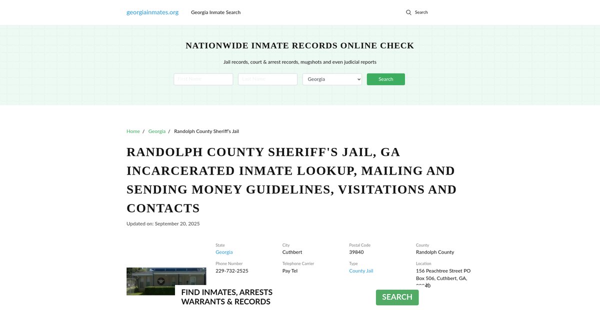 Preview of georgiainmates.org