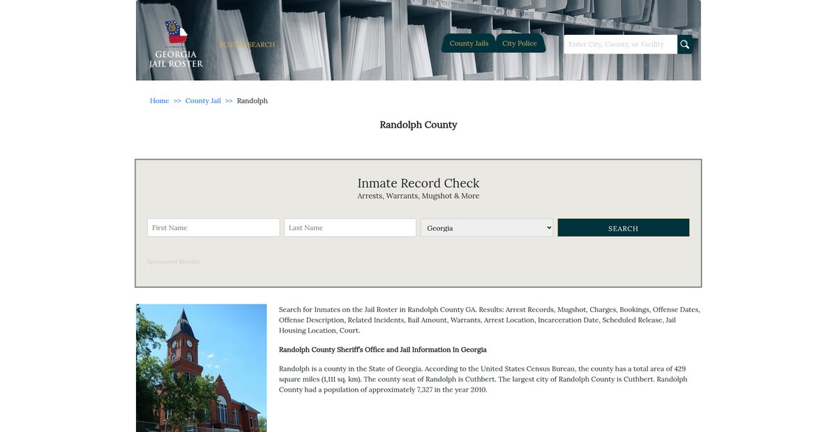 Preview of georgiajailroster.com