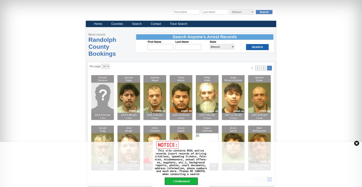 Preview of missouri.arrests.org