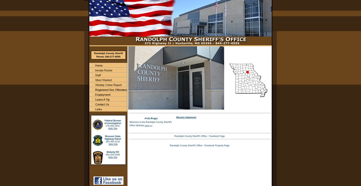 Preview of randolphcountysheriffmo.com