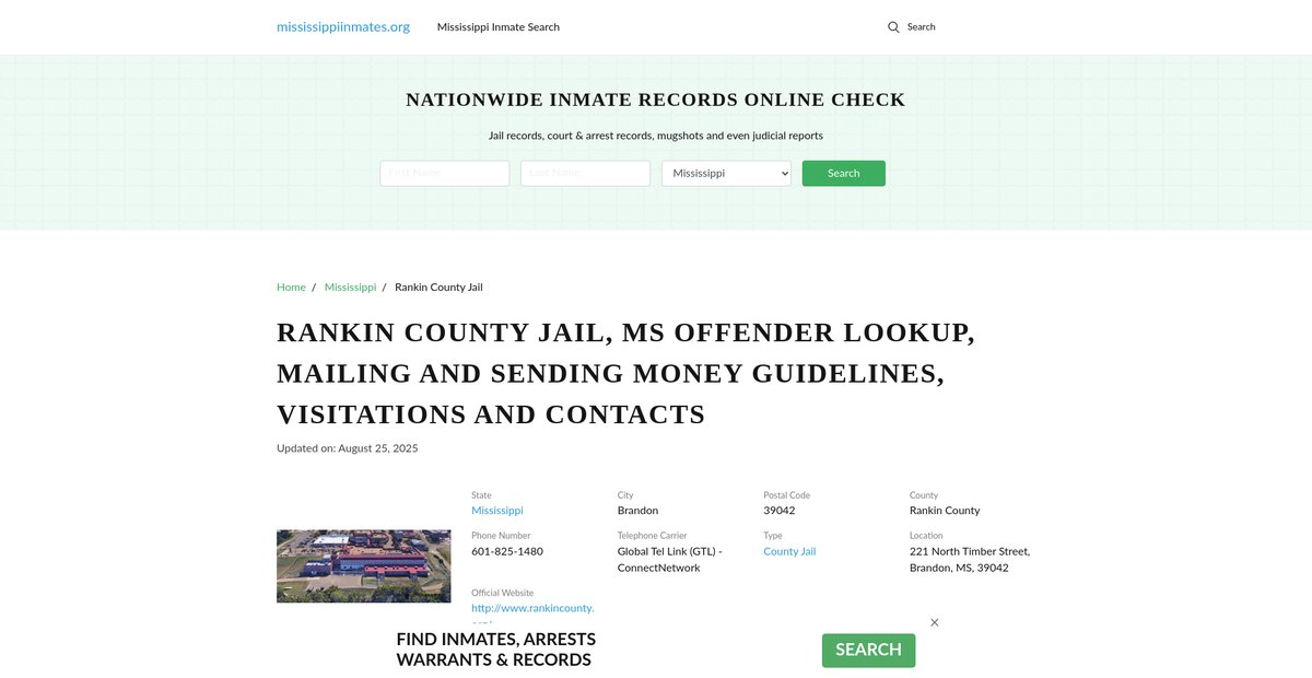 Preview of mississippiinmates.org
