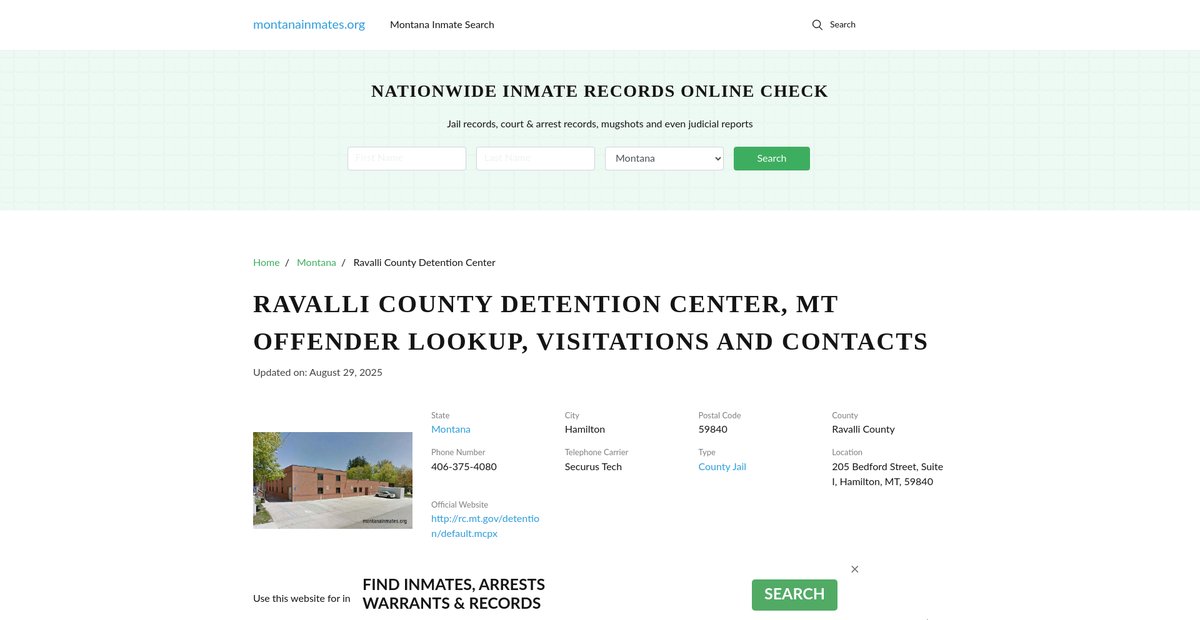 Preview of montanainmates.org