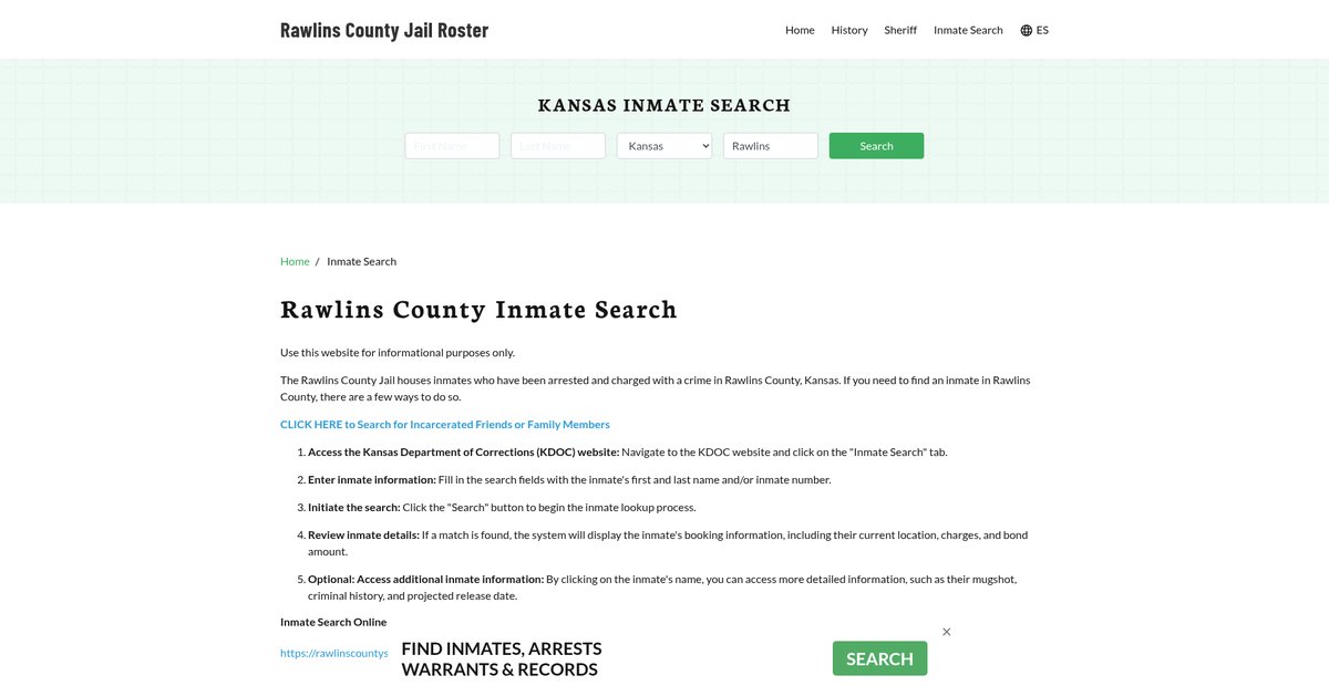 Preview of rawlinscountyjail.org