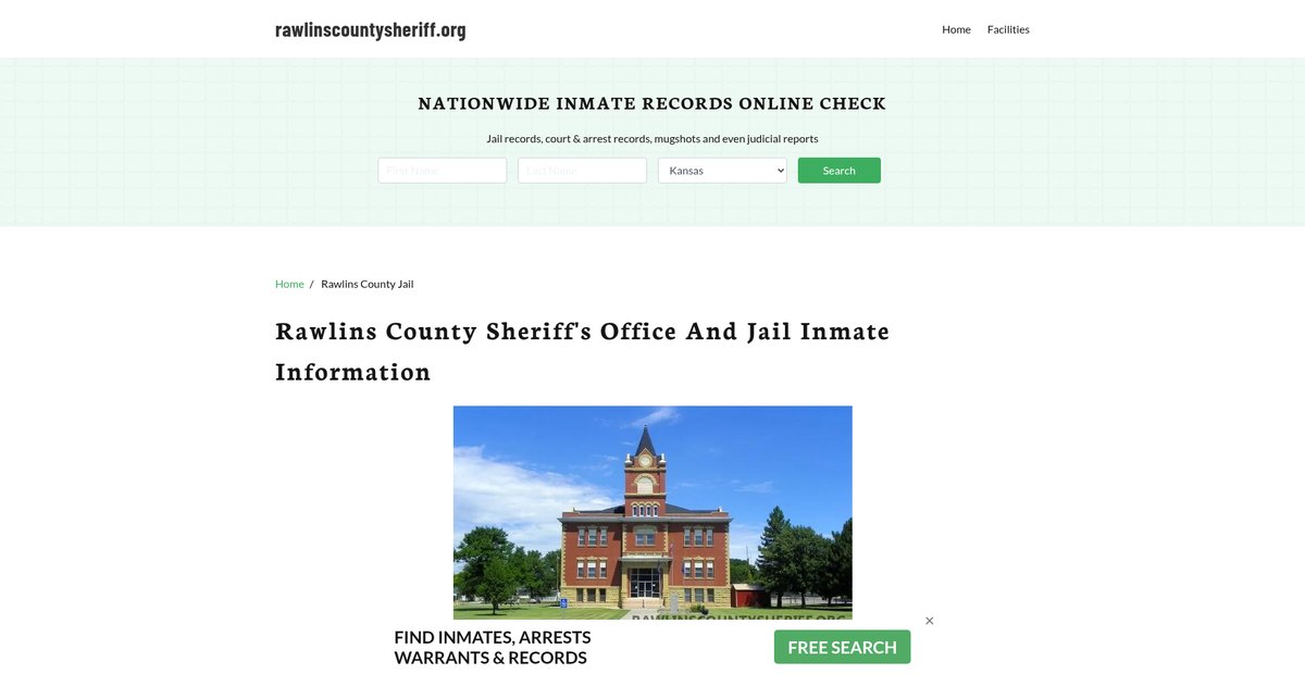 Preview of rawlinscountysheriff.org