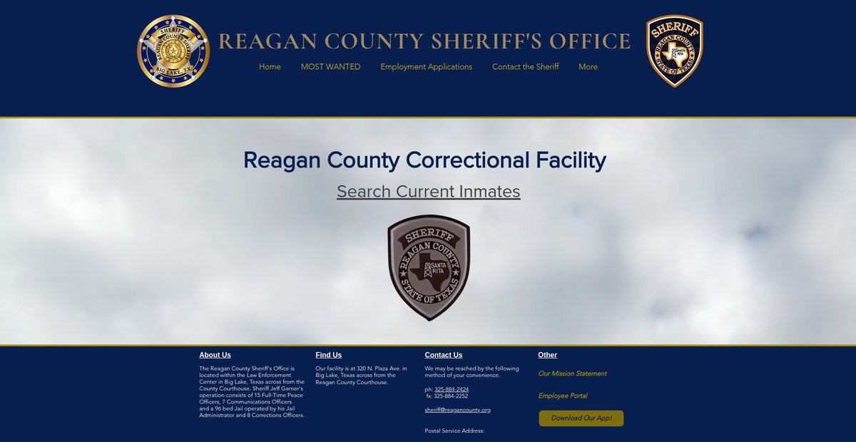 Preview of reagancountysheriff.org