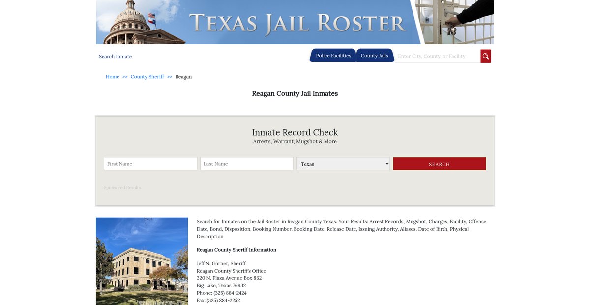 Preview of texasjailroster.com