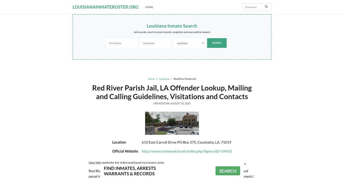 Preview of louisianainmateroster.org