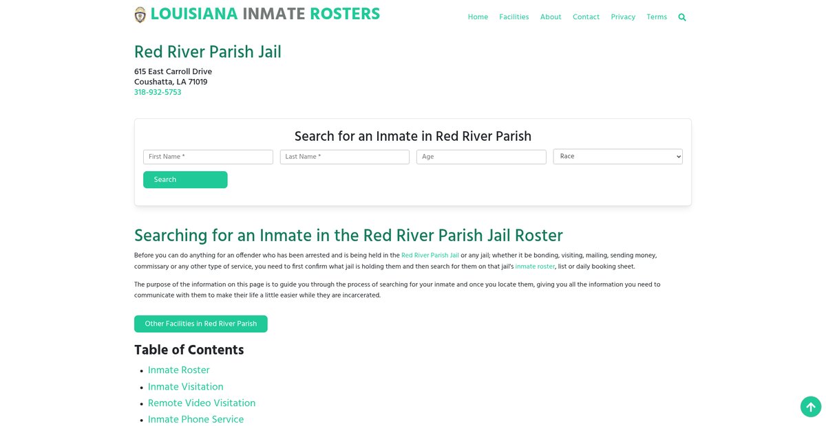 Preview of louisianainmaterosters.org