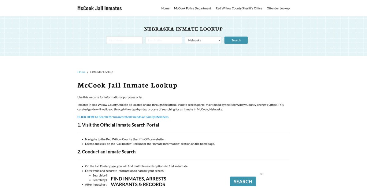 Preview of mccookjail.org