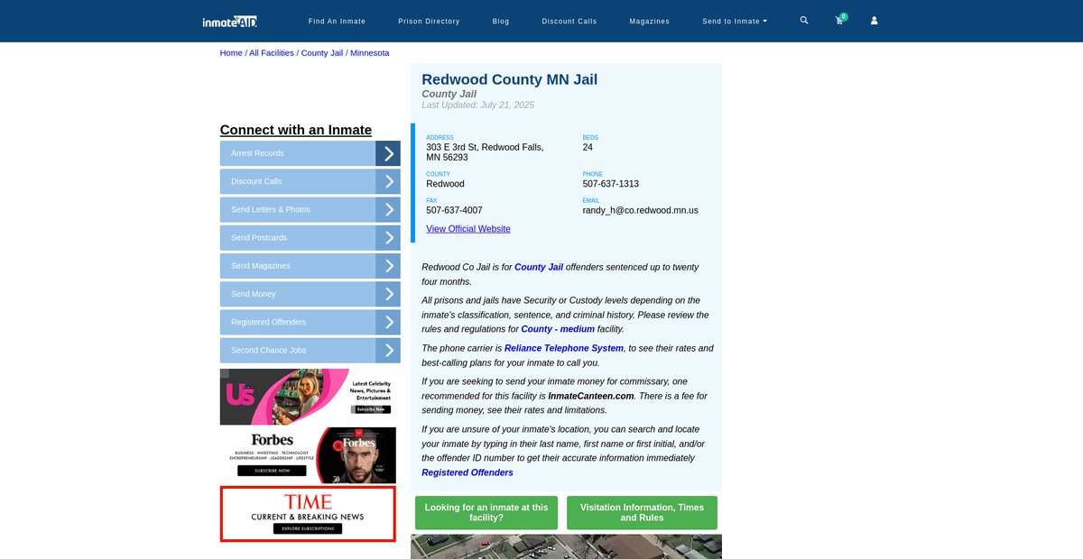 Preview of inmateaid.com