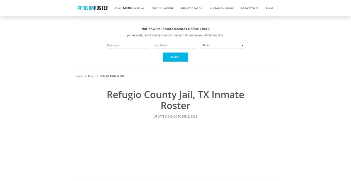 Preview of prisonroster.com