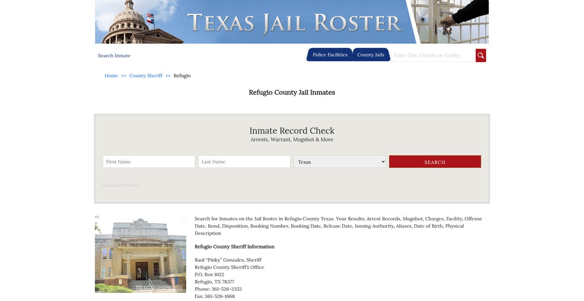 Preview of texasjailroster.com