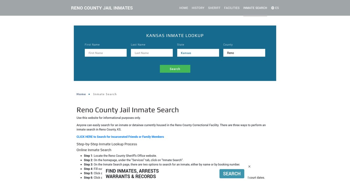 Preview of renojailroster.org