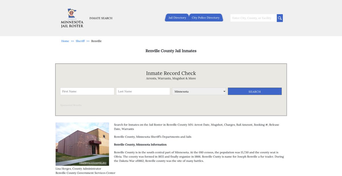 Preview of minnesotajailroster.com