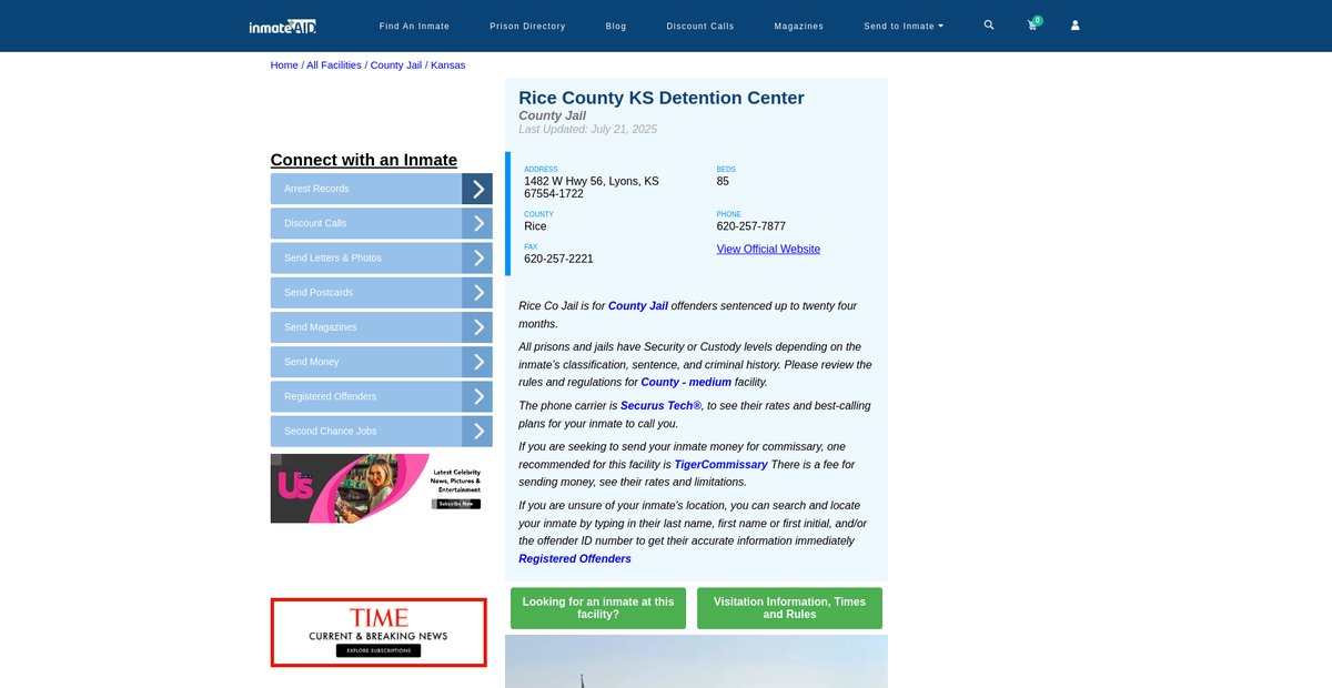 Preview of inmateaid.com