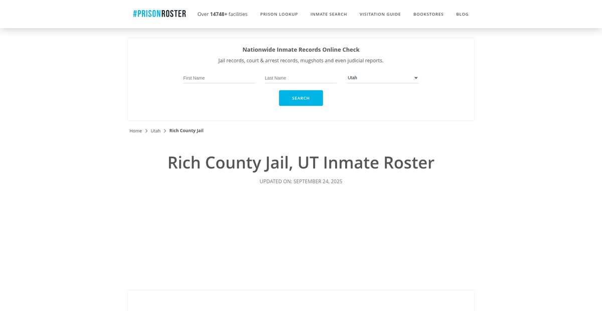 Preview of prisonroster.com