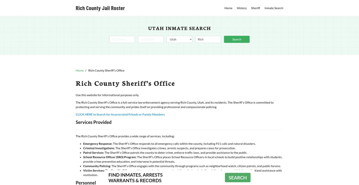 Preview of richcountyjail.org