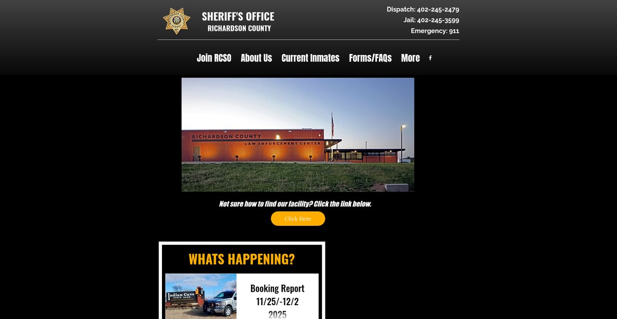 Preview of richardsoncountysheriffsoffices.com