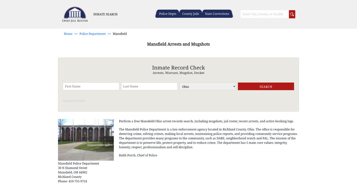 Preview of ohiojailroster.com