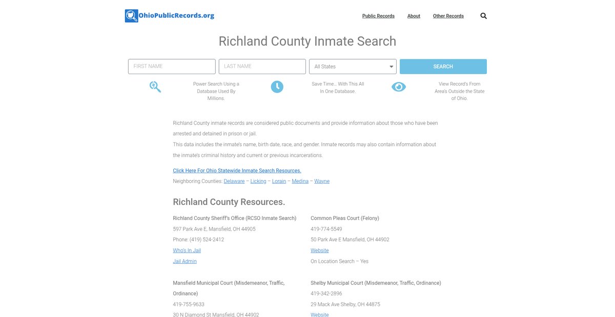 Preview of ohiopublicrecords.org