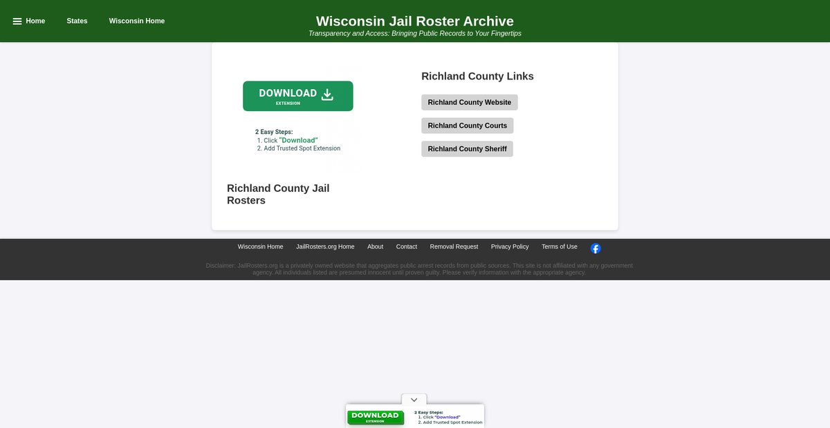 Preview of jailrosters.org