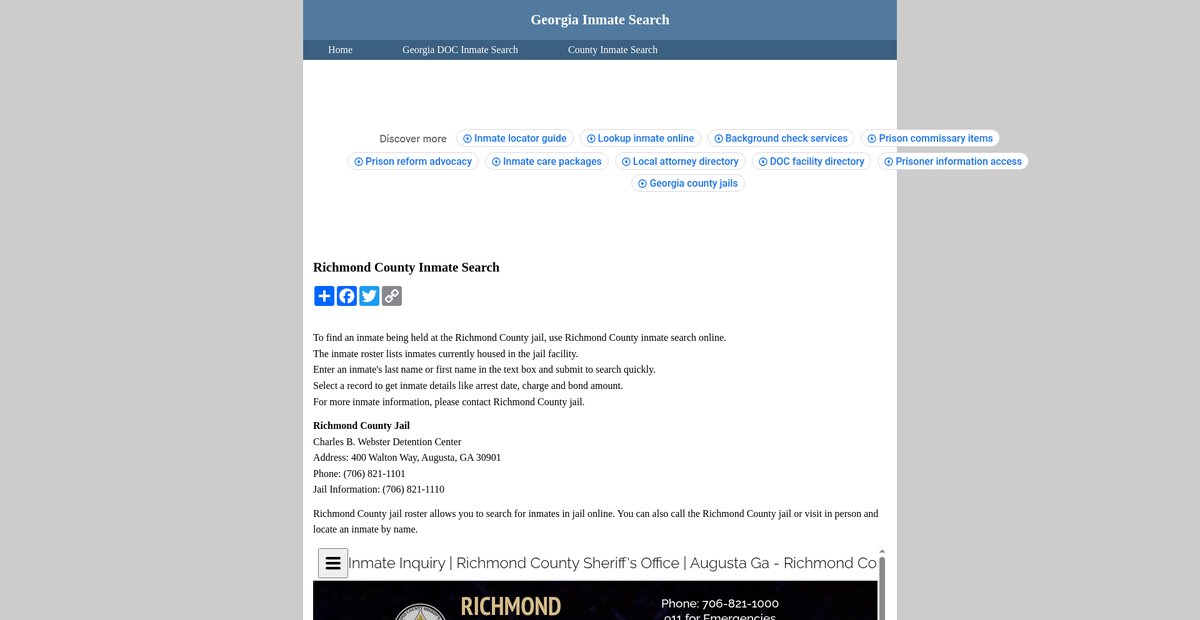 Preview of inmatesearchgeorgia.org