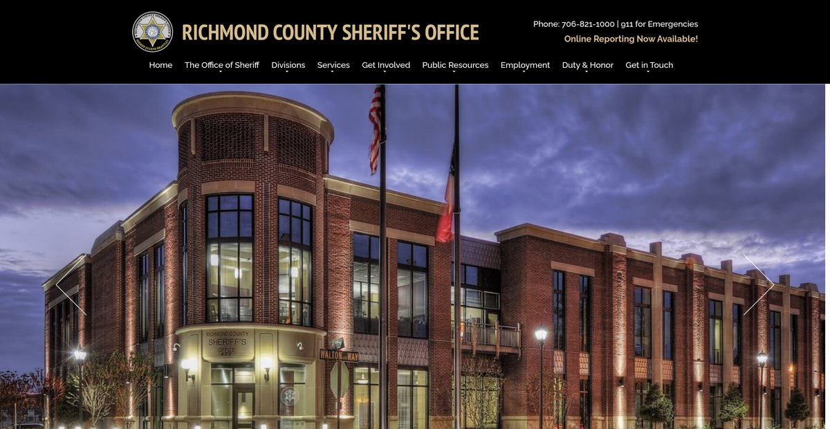 Preview of richmondcountysheriffsoffice.com
