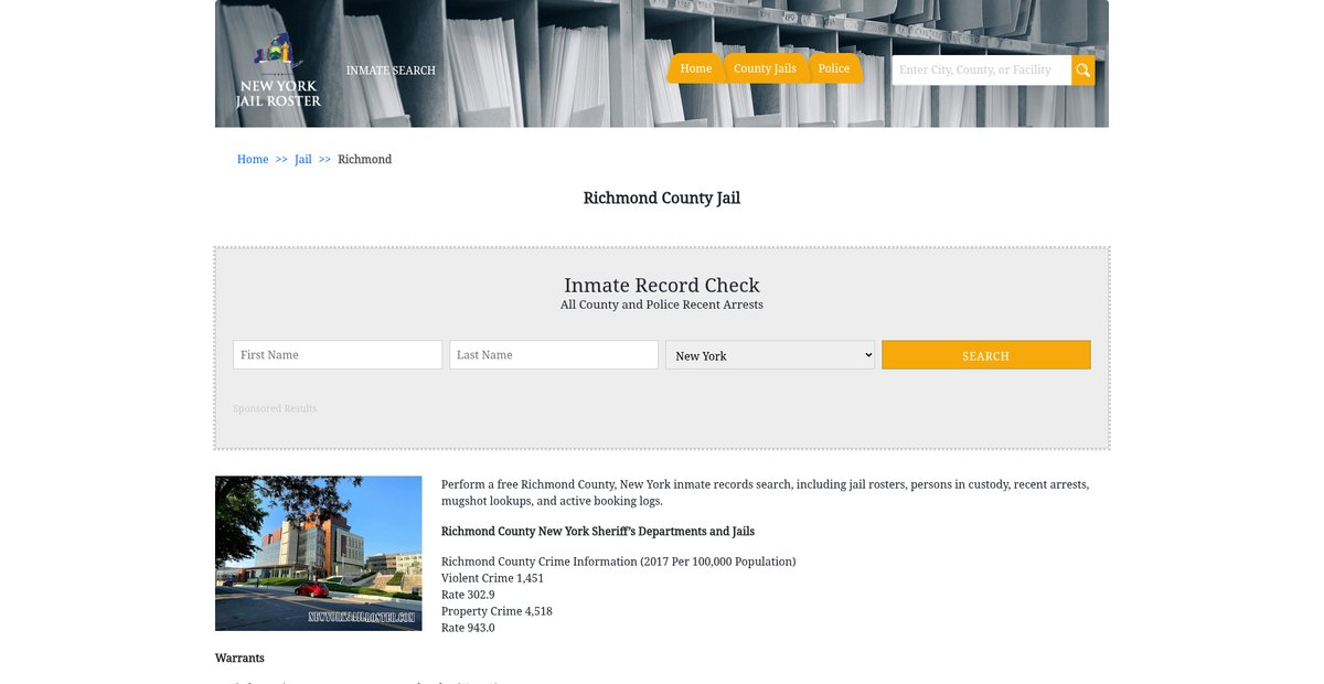 Preview of newyorkjailroster.com