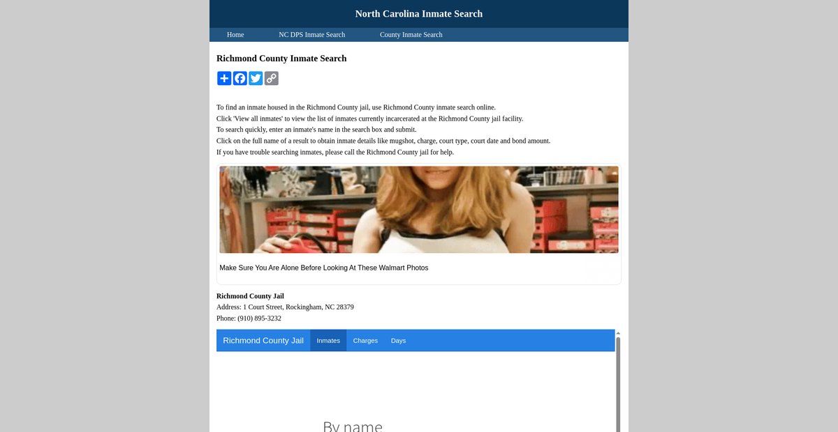 Preview of ncinmatesearch.org