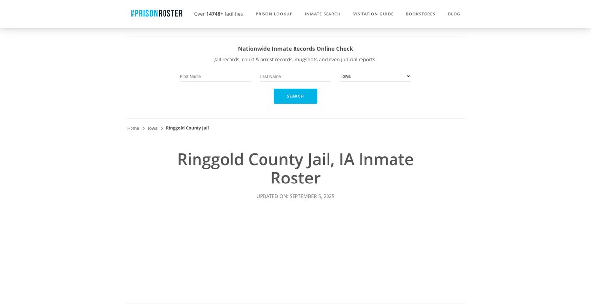 Preview of prisonroster.com
